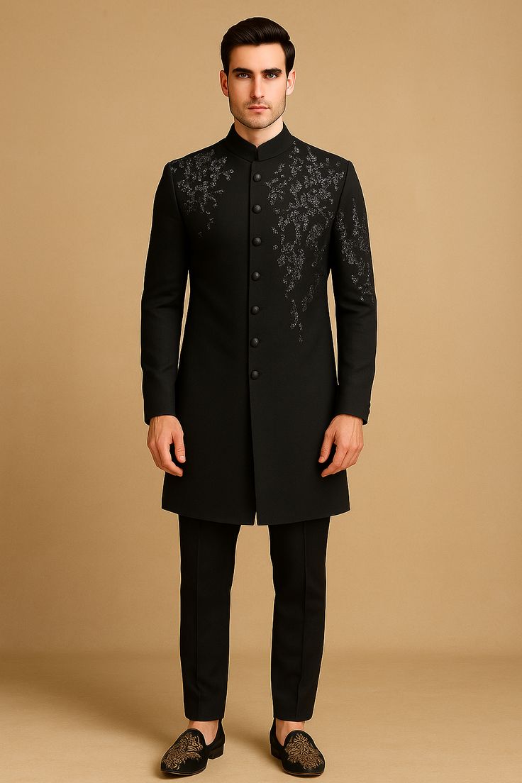 Black Sherwani
